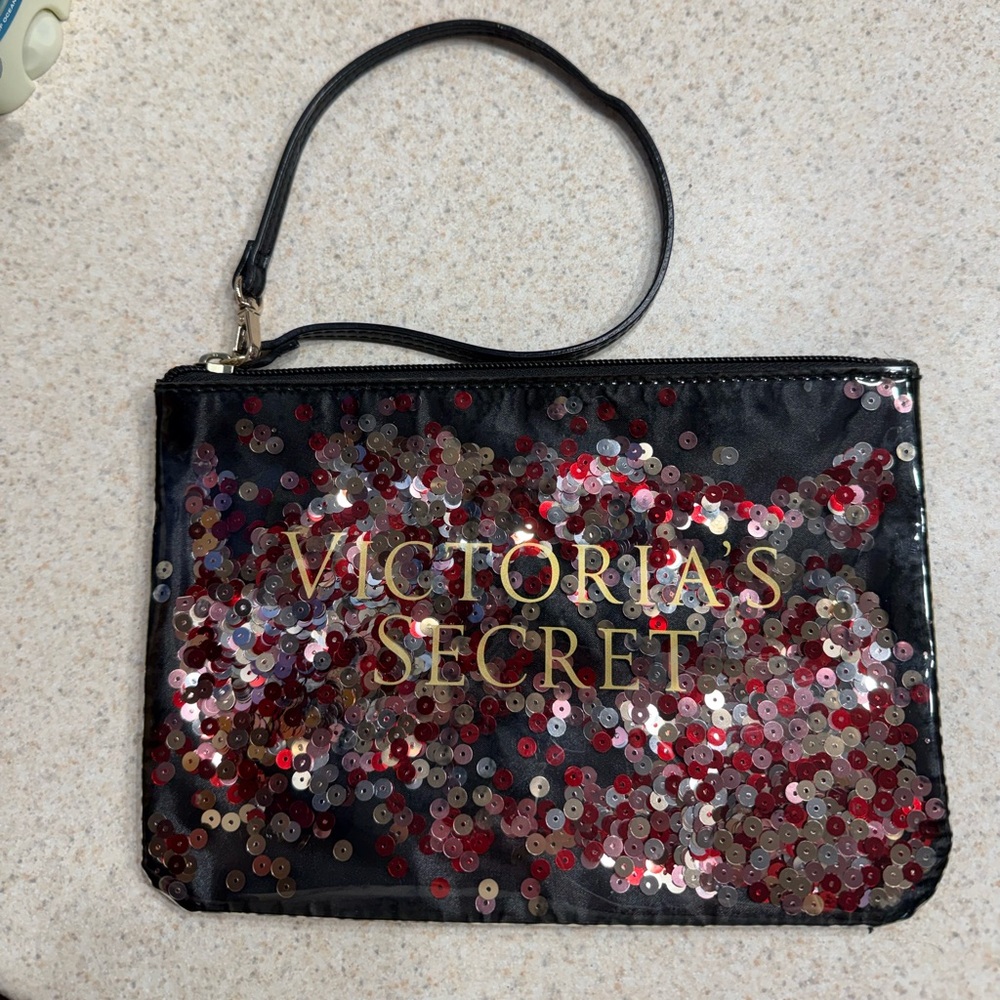 victoria’s secret sequin wristlet
